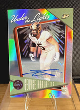2022 Panini Legacy Under the Lights Silver #UL-24 George Harlaftis RC AUTO