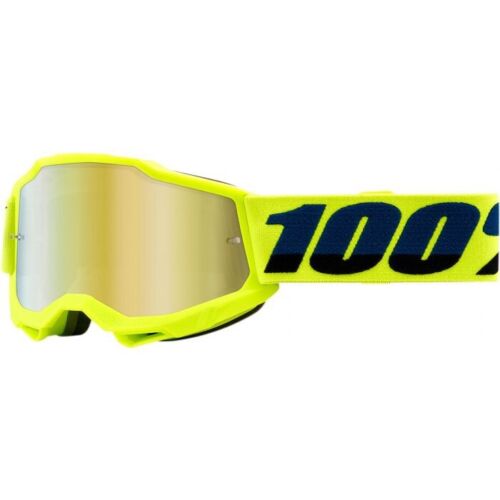 100% Accuri 2 Goggles - Fluo/Yellow - Clear Lens - 50025-00001 -