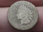 1859 Copper Nickel Indian Head Penny Cent- Lowball, Heavily Worn