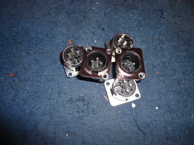 (20) GLS Audio XLR Male Jack 3 Pin - Panel Mount Jacks D Series Size XLR-M