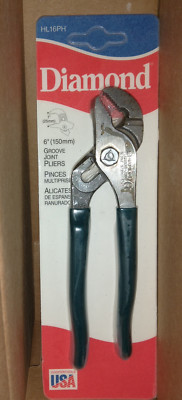 USA MADE Cooper Tools Diamond Tool 6'' Groove Joint Pliers NEW NOS HL16PH 96 RARE