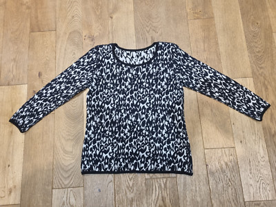 Talbots Damen Pullover Baumwolle schwarz beidseitig Gr. S