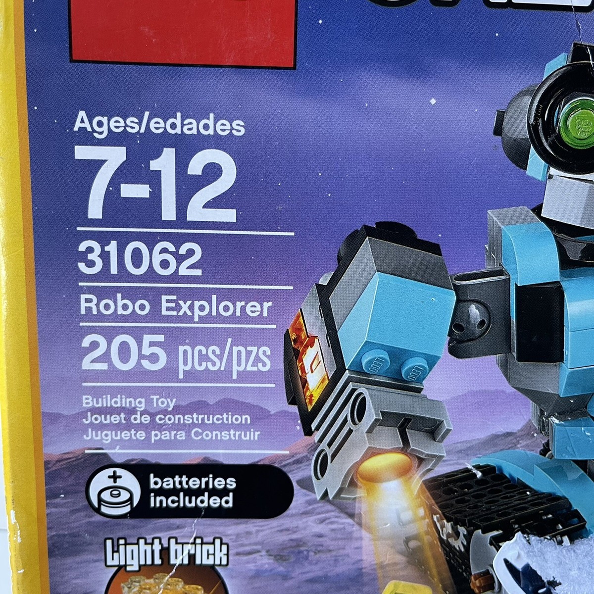 Retired NIB Lego Creator 3in1 Set 31062 Robo Explorer SEALED