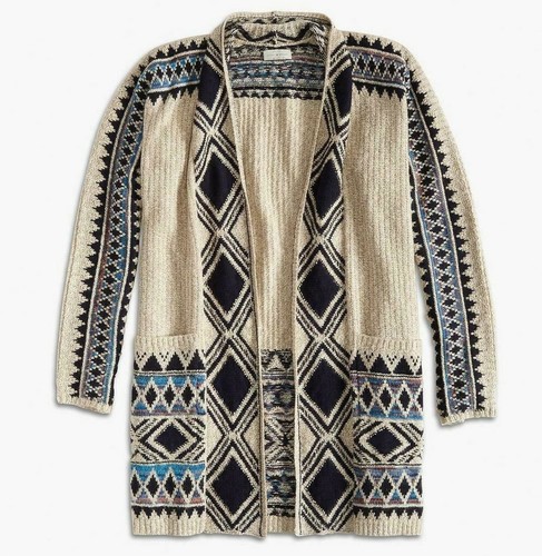 Lucky Brand Womens Medium Open Front 