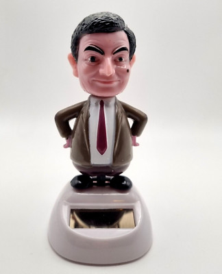 MISTER BEAN Tanzende solarbetriebene Figur Wackelkopf - Auto Home Office - NEU