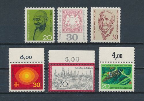 Allemagne 1004/13 MNH, numéros uniques de 1969 - Photo 1/1