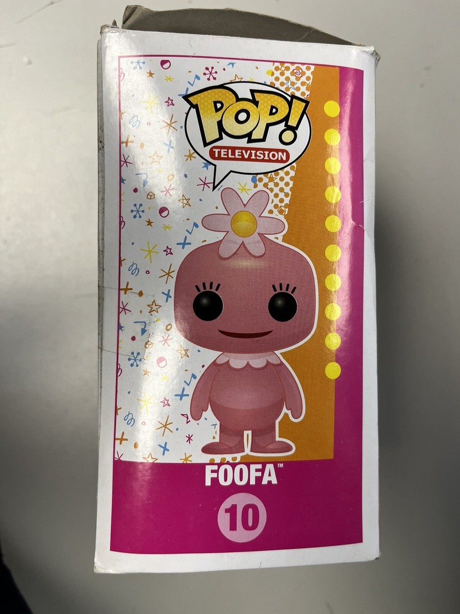 Funko Pop! Yo Gabba Gabba! #10 Foofa Vinyl Figure Pink HTF 2012