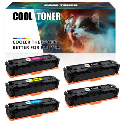 5x TONER für HP 201X 201A Color LaserJet Pro M277dw M277n M252dw M252n MFP M274n