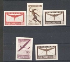 Argentina Proof #A23 #A27/30 On Paper Colour Not Approved