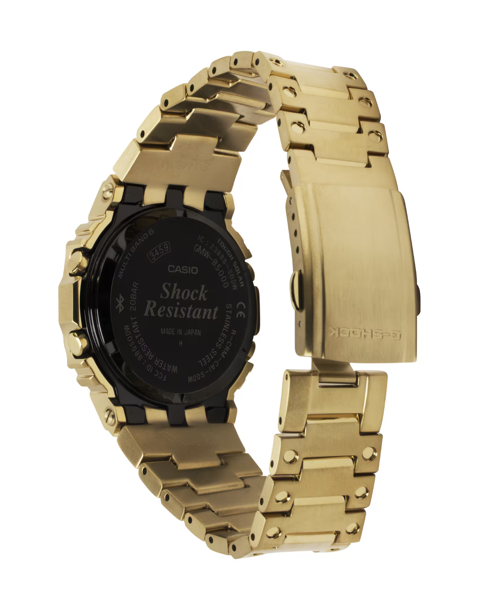 CASIO G-SHOCK GMW-B5000 ゴールド 腕時計 NEW Casio G-Shock FULL METAL 5000 GOLD Bluetooth Digital Mens