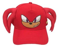 Sonic Hedgehog Knuckles Adjustable Snapback Cap/Hat