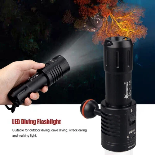 Scuba Diving Underwater 100M Video / Camera Photography Light Torch Flashlight*/ - Picture 6 of 14