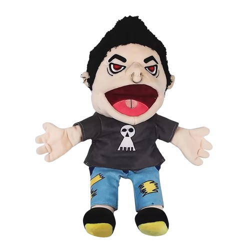 Jeffy Puppe Plüschtier Jeffy Family Handpuppe Plüschtier Stofftier Kinder Geschenk - Bild 12 von 28