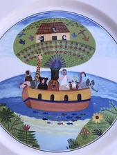 Villeroy & Boch Design Naif Salad Plate #2 Noah's Ark Baby Shower Gift