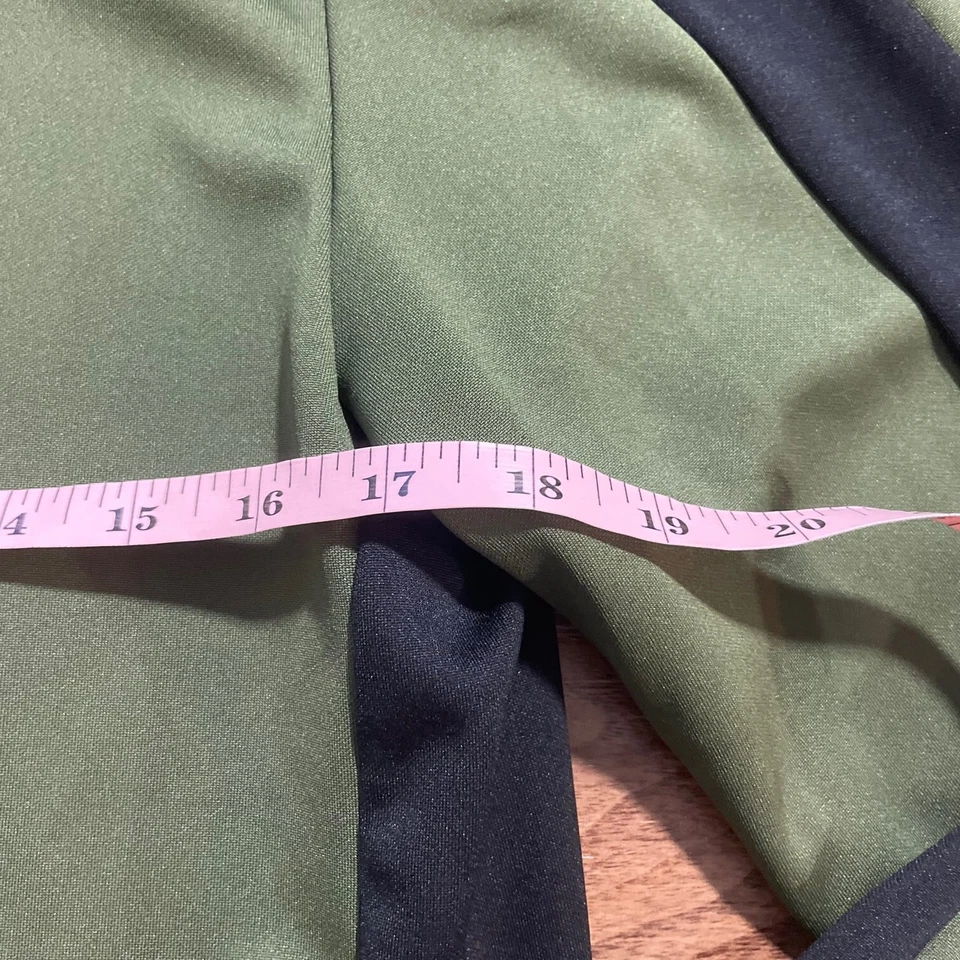 Id Ideology Regular Fit Moisture Wicking Full Zip Jacket Green Black Mens Size S - Image 4 of 4