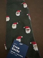 Men's Santa Claus Socks by Old Navy NWT Great Gift