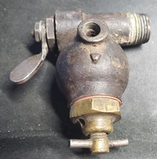 Antique Car Cast Iron Sediment Bowl Gas Shutoff Valve Steampunk
