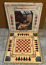 Vintage 1972 Carrom Game Board 108 Affiliated Hospital Products 125 Games NICE!
