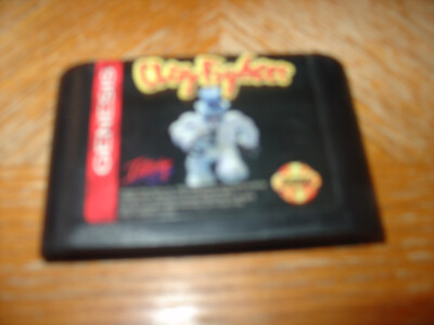 Clay Fighter (Sega Genesis, 1994) Tested Authentic Working Fast Ship