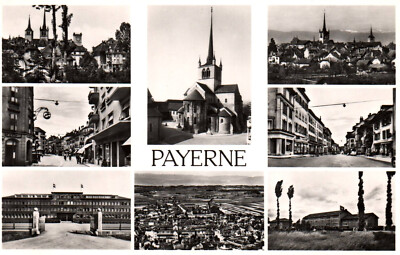 CPSM PF Suisse - PAYERNE - Multivues