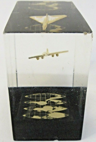 WEAVER AIRLINE PERSONNEL Plexiglas SST Jet Airplane CONCORDE paperweight - 第 4/8 張圖片