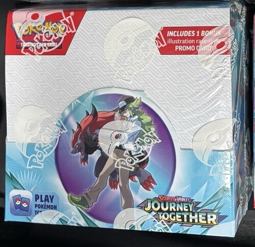 Pokemon Tcg : Journey Together Booster Box - Factory Sealed With Topper, English Expansion Pack Pokemon Pokemon Tcg : Journey Together Booster Box - Factory Sealed With Topper, English Expansion Pack Pokemon