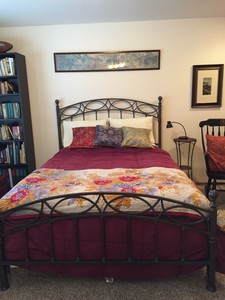 Gray Metal Queen Bed Frame Headboard Footboard Sealy Posture