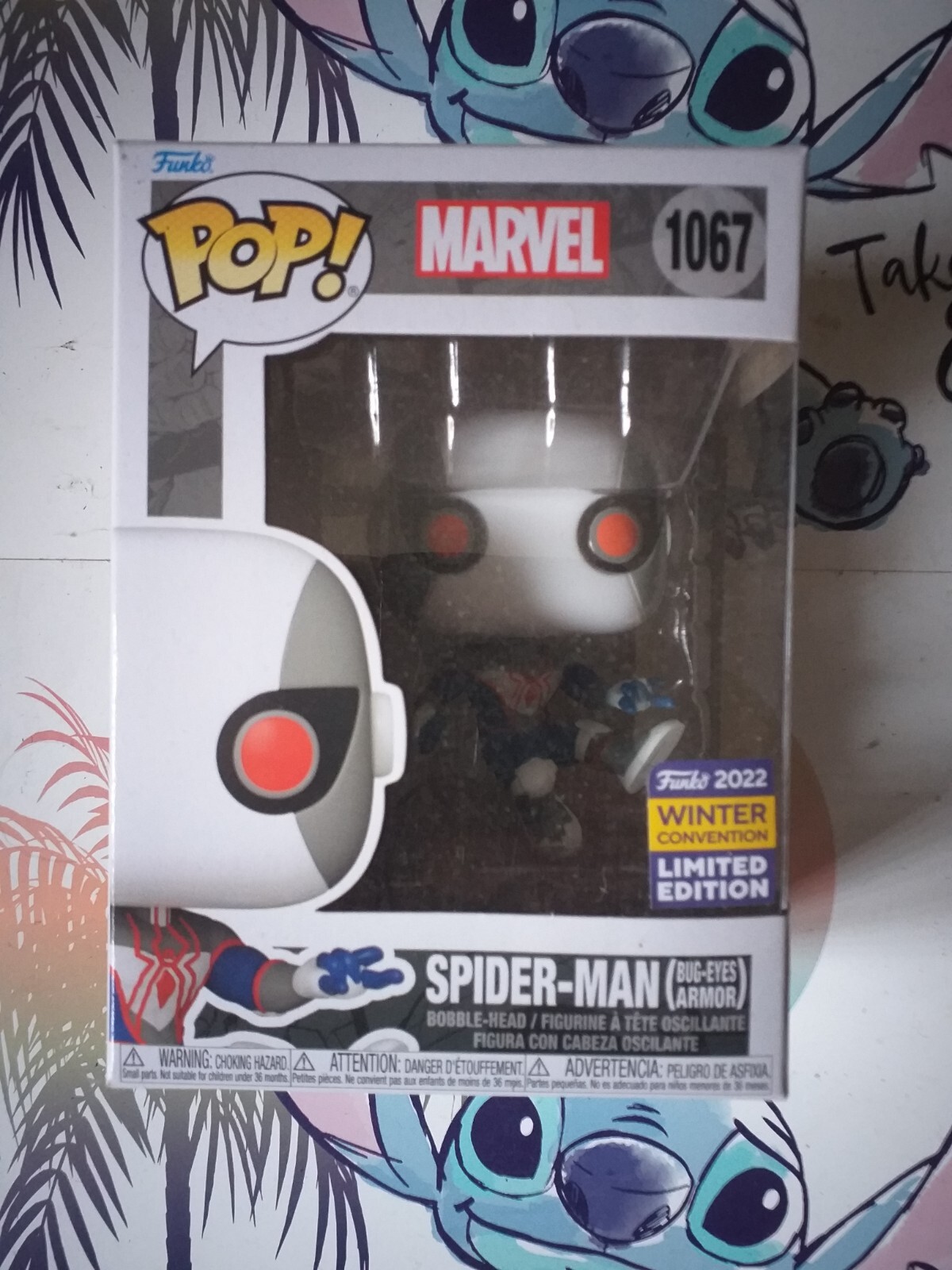 Funko Pop!  MARVEL: SPIDER-MAN (BUG EYES ARMOR No1064 LIMITED EDITION