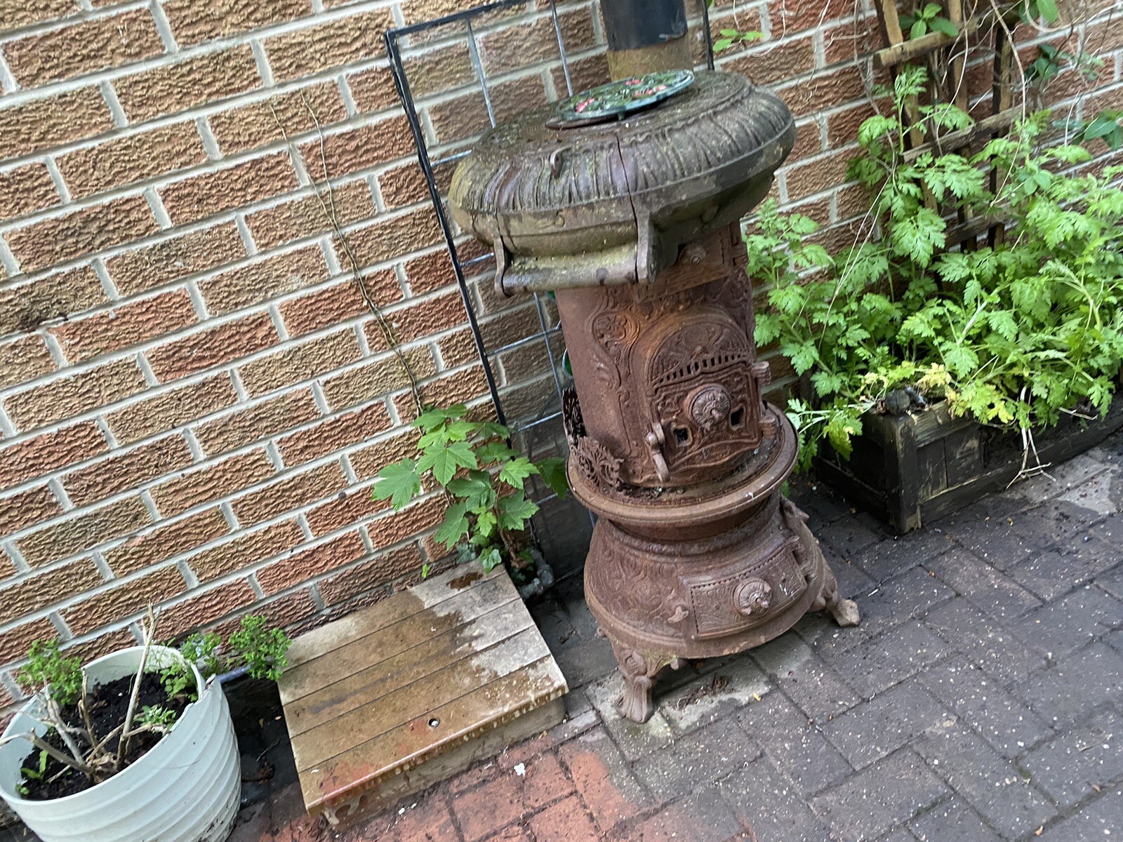 Vintage Wood Burning Stove eBay