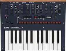 KORG Monophonic Analog Synthesizer Monologue BL Monologue Dark Blue 25 Keys