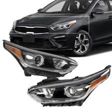Pair Front Headlights Headlamps Left+Right Fit for KIA Forte 2019 2020 2021