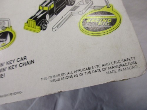 Vintage Matchbox (KidCo) glowin burnin key cars racing rig still sealed 1:60 - Picture 12 of 12