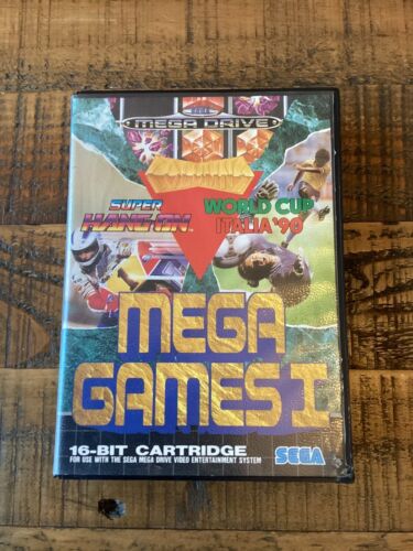 SEGA MEGA DRIVE GAME ~ MEGA GAMES 1 ~ WITH BOX ONLY ~ NO INSTRUCTION MANUAL - Picture 1 of 5