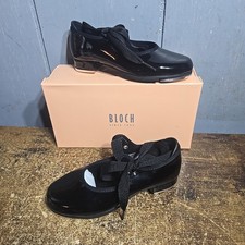 Bloch Annie Tyette S0350G Tap Dance Shoes Kids Size M 11 Black Patent NEW