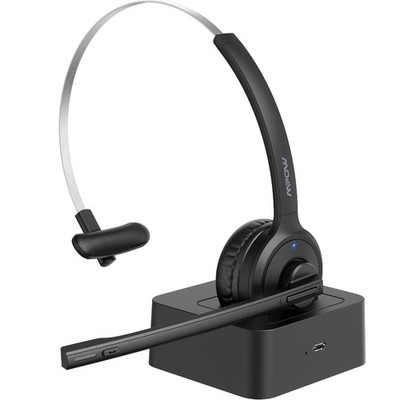 Mpow Bluetooth-Headset 5.0 mit Mikrofon Geräuschunterdrückung Kabelloses Headset