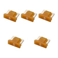 5 Sicherungen Niedrige Flachstecksicherung 5 A 8820-9 Hella FüR Diverse Fzg.