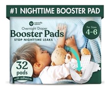 Naturally Nature Cloth Diaper Disposable Boosters Self Adhesive - 21count