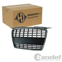 Diederichs Sport KÜHlergrill Front Grill Chrom Schwarz Passend FüR Audi A3 8P