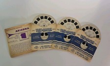 View-Master ARIZ-1-2-3, Arizona, 1954, 3 Reel Set and informational booklet.