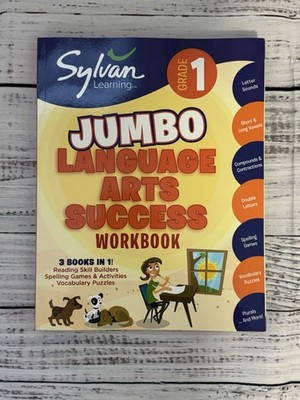 1st Grade Jumbo Language Arts Success Wo- 037543030X, paperback, Sylvan Learning