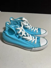 PF Flyers High Rise Sneakers Men’s 9.5 Women’s 11 Light Blue GUC