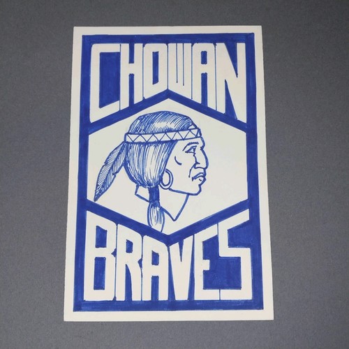 Chowan University Braves Scrapbook NC North Carolina Collage Artwork Shadowbox