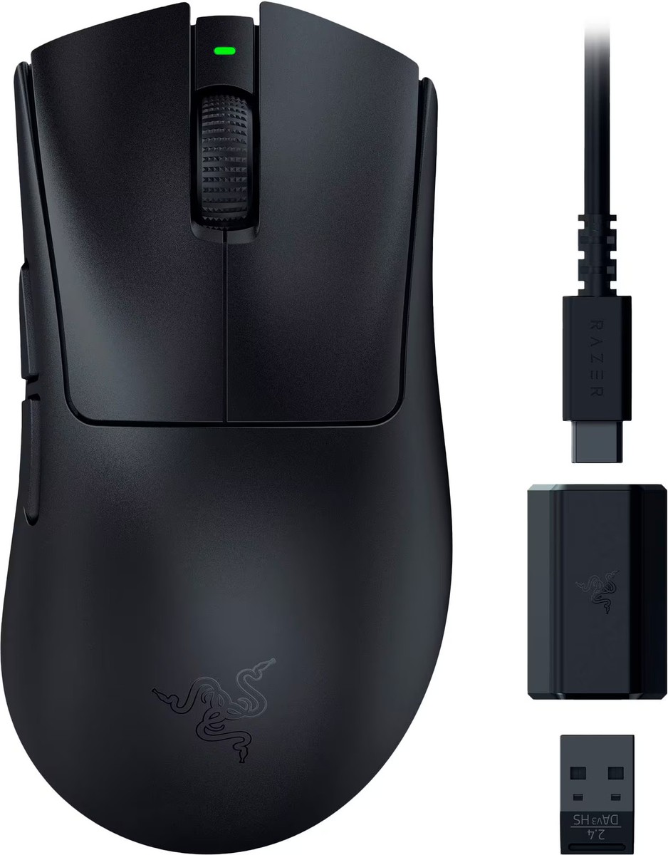 開封のみ未使用Razer DeathAdder V3 Hyperspeed 本体 Razer - DeathAdder V3 HyperSpeed Lightweight Bluetooth Optical