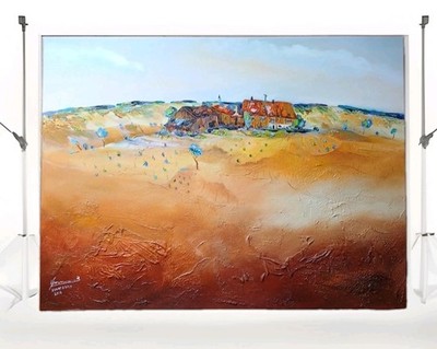 Original Ölgemälde Schatzbach Bayern 60x80 cm   Bernhard Gerner Unikat