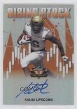 2020 Leaf Valiant Rising Stock Orange 37/50 Kalija Lipscomb #RS-KL1 Auto 4z8