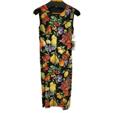 Dolce & Gabbana Fruit  Dress Slik Blend 40