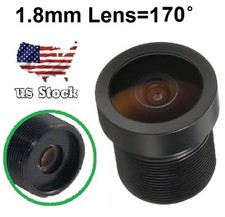 1.8mm CCTV Camera Lens 720p F2.0 FPV Security Camera Lens for IP Camera Black