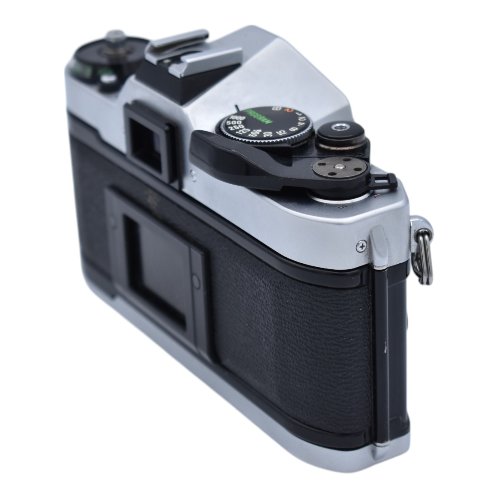 Canon AE-1 Program 35mm Film SLR Camera Body, Chrome (For Parts / Repair)