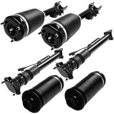 6PCS Front Rear Air Suspension Shock + Rear Spring For Mercedes-Benz GL350 10-12