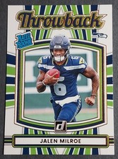 2025 Panini Donruss - Rated Rookies Throwbacks Jalen Milroe #18 (RC)